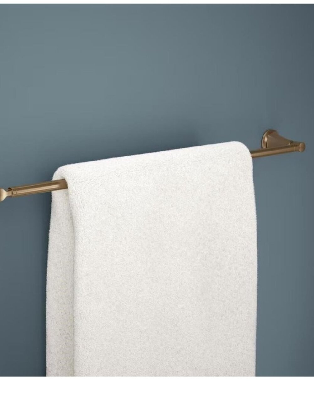 ✨ Delta Lorna 18 in. Wall Mounted Towel Bar Bath Champagne Bronze